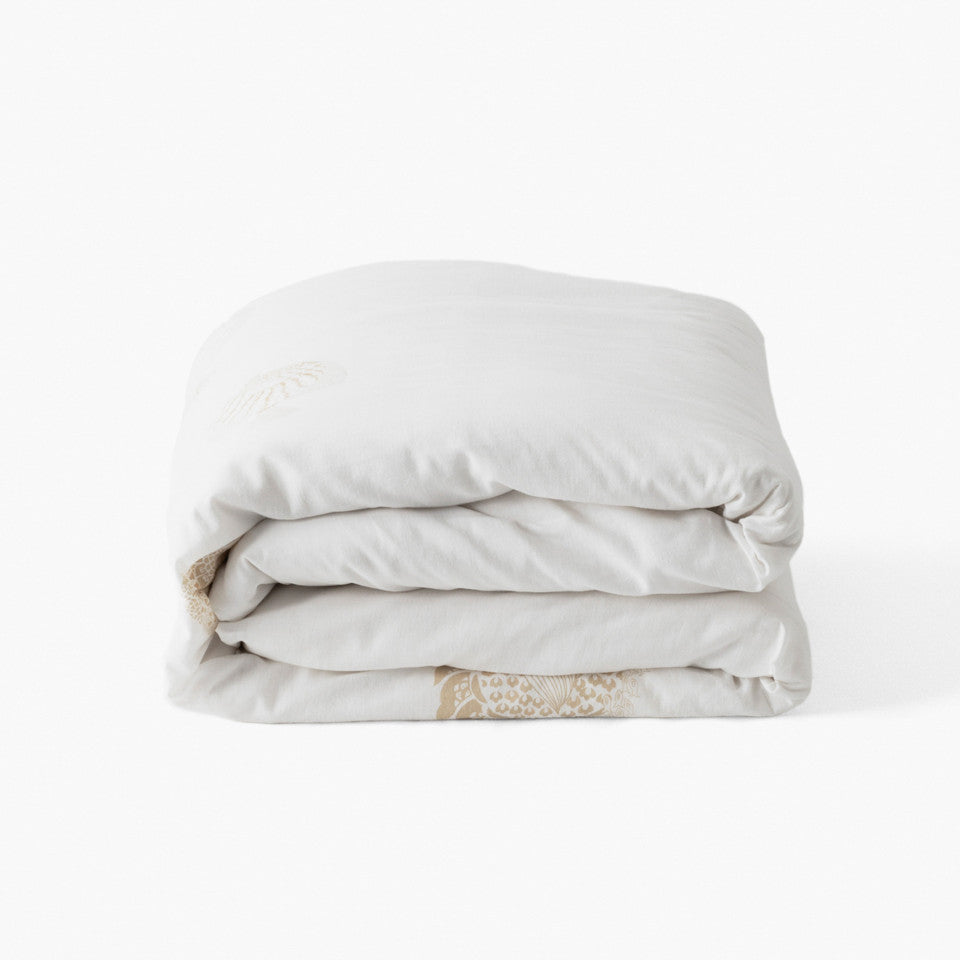 Amorgos cotton duvet cover