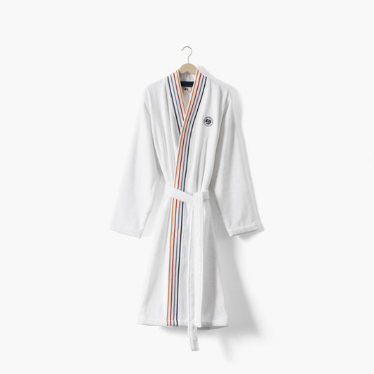 Roland-Garros 2024 Ace men's cotton bathrobe with kimono collar