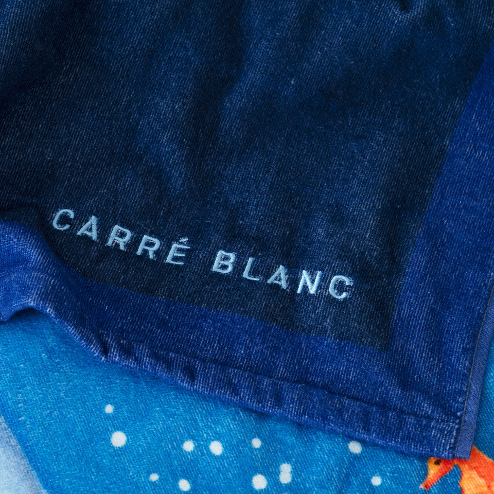 Oceanos cotton velvet beach towel