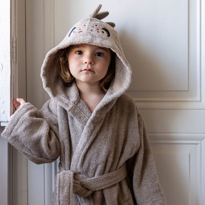 Happyful linen cotton children's bathrobe