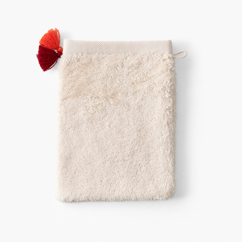 Natural Eclats cotton wash mitt