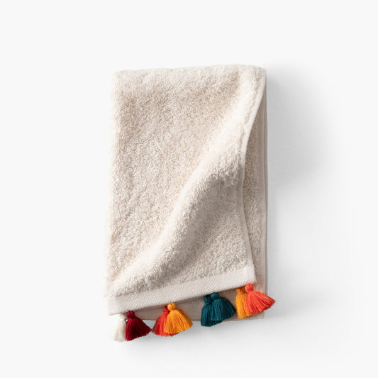 Natural Eclats cotton guest towel