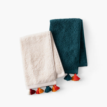 Natural Eclats cotton guest towel