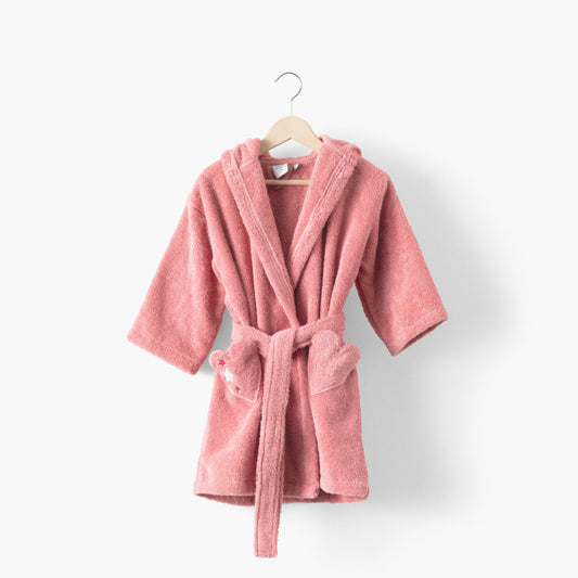 Xmasful petal cotton children's bathrobe