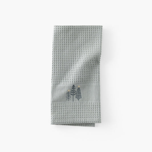 Sousbois khaki cotton kitchen towel