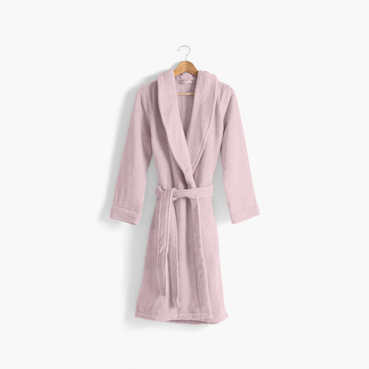 Ella powder soft cotton women's bathrobe