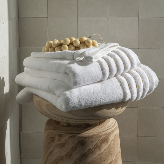 Mon Ange white cotton towel