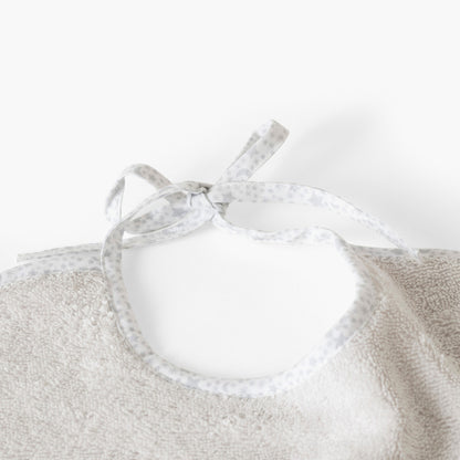 Organic cotton bib Illumine chalk