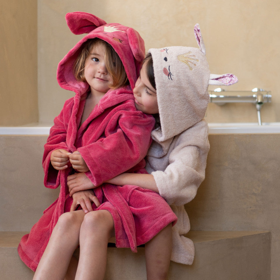 Happyful Nude cotton children's bathrobe