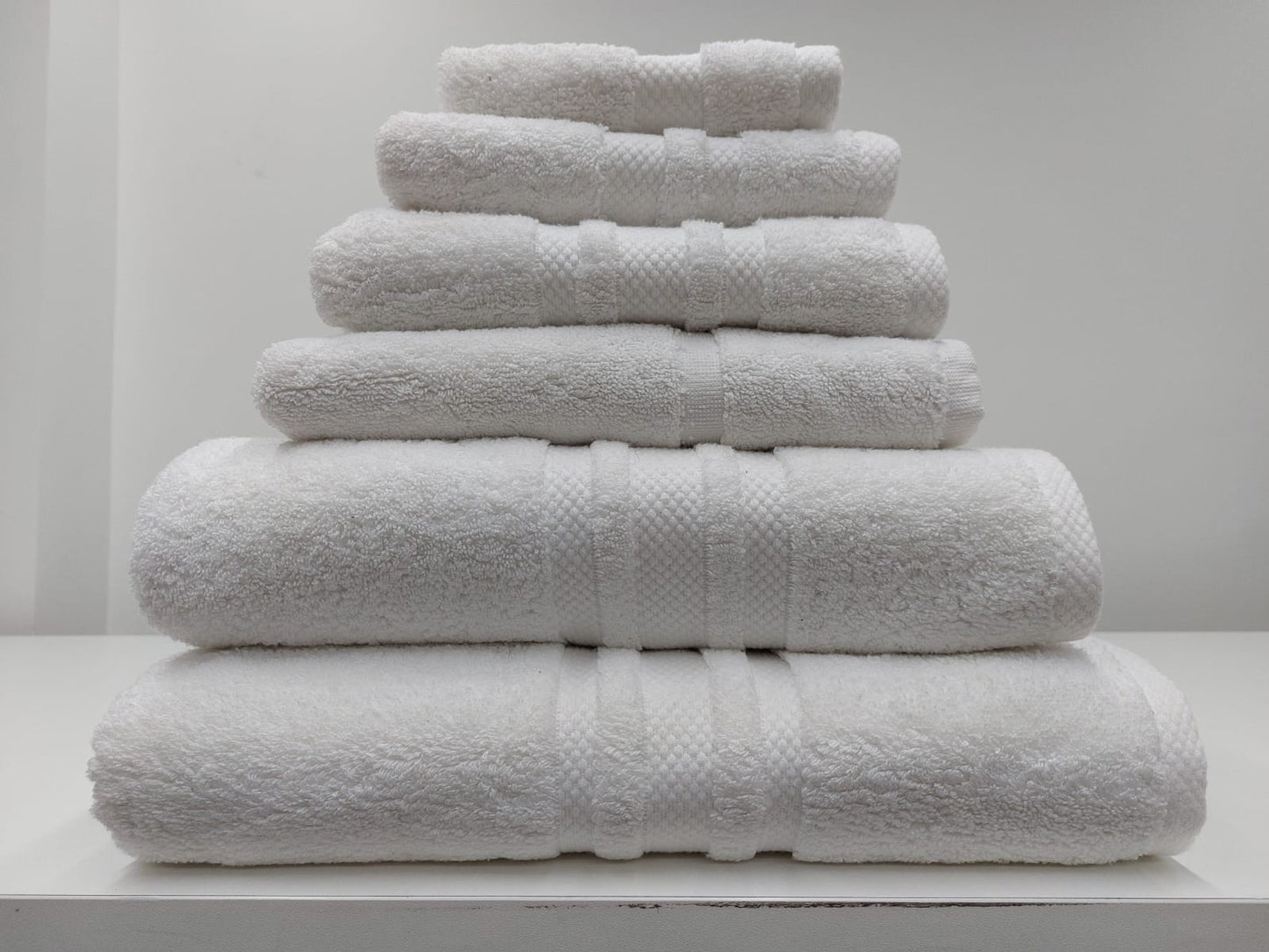 BIANCA cotton guest towel white