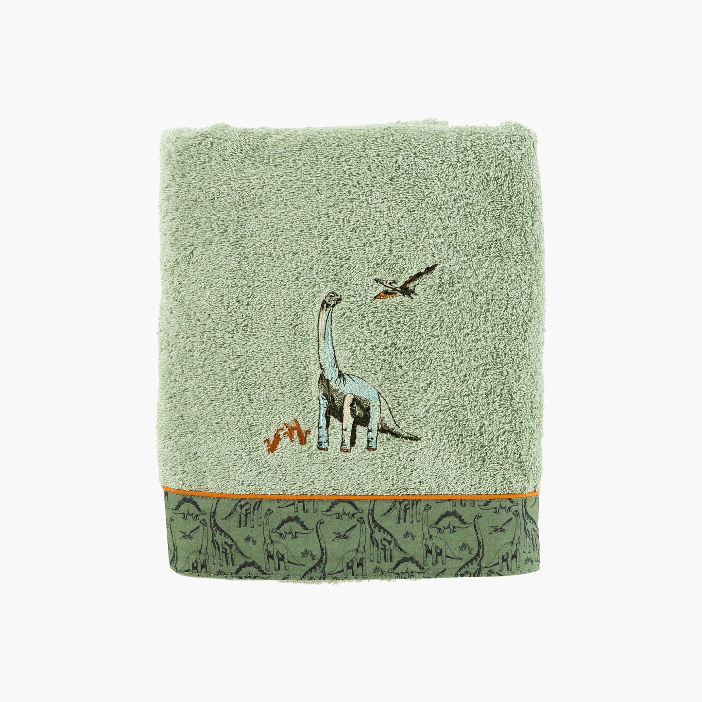 DINOTOPI Organic cotton bath towel kaki