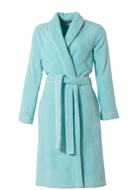 ELLA soft cotton bathrobe for women lagoon