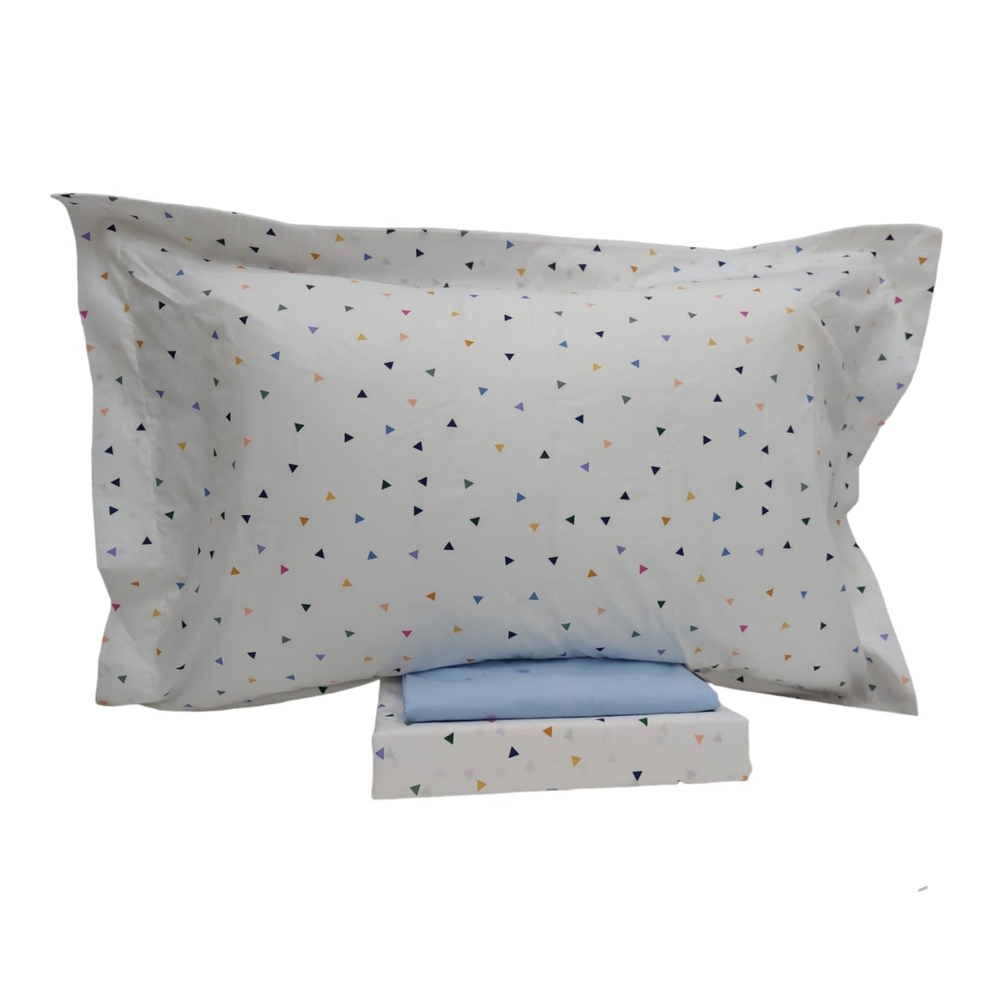 TRIANGLES BED SET 160X200CM COL UNIQUE