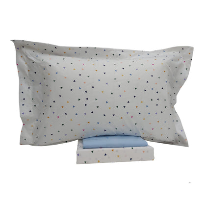 TRIANGLES BED SET 160X200CM COL UNIQUE