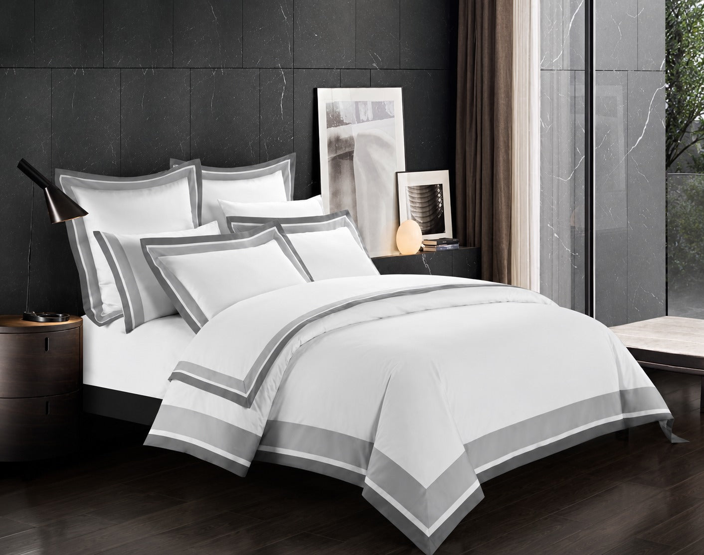 Hotel collection  full bed set double bande