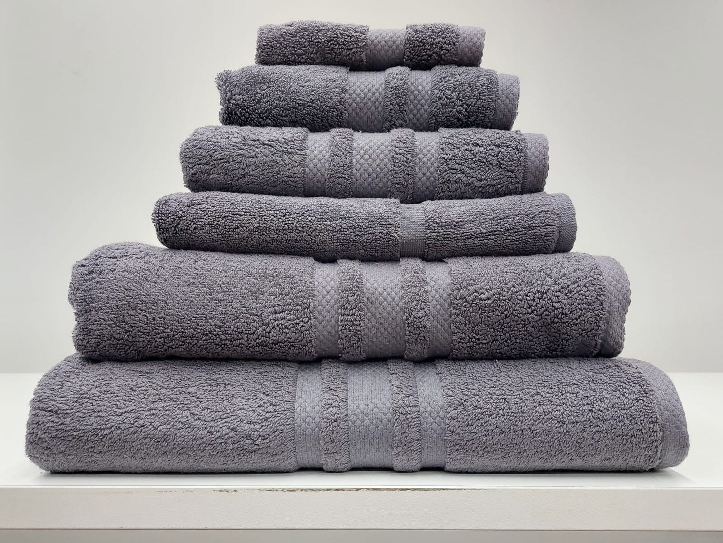 BIANCA cotton medium bath towel anthracite