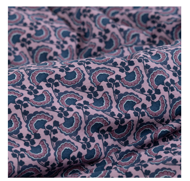 BOMBAY cotton and linen reversible duvet cover