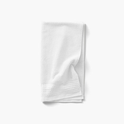 Source white organic cotton terry bath towel