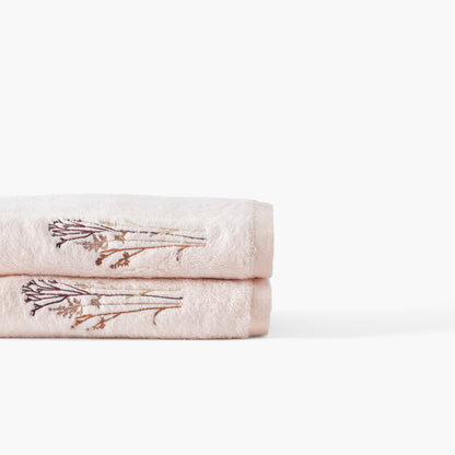 Aura nude cotton and bamboo viscose bath towel