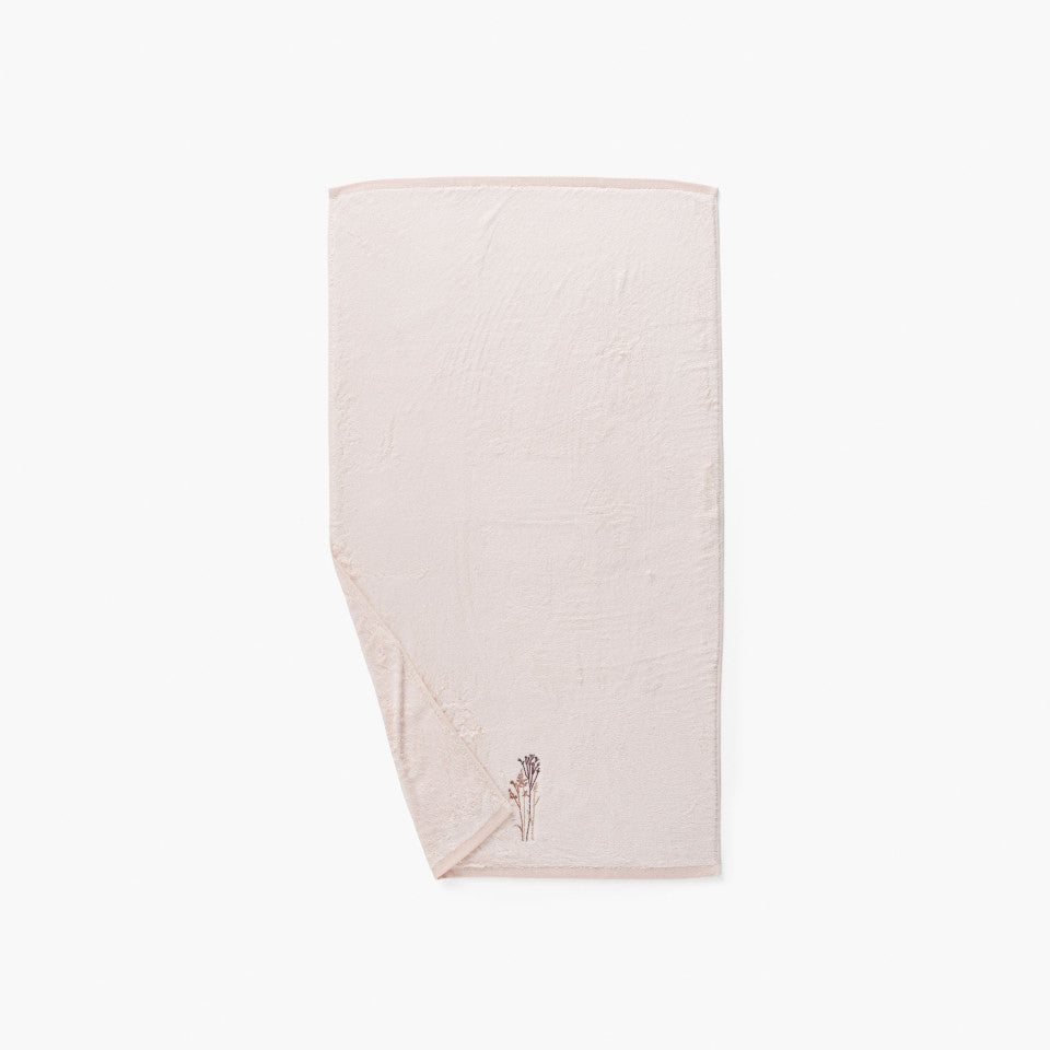 Aura nude cotton and bamboo viscose bath towel