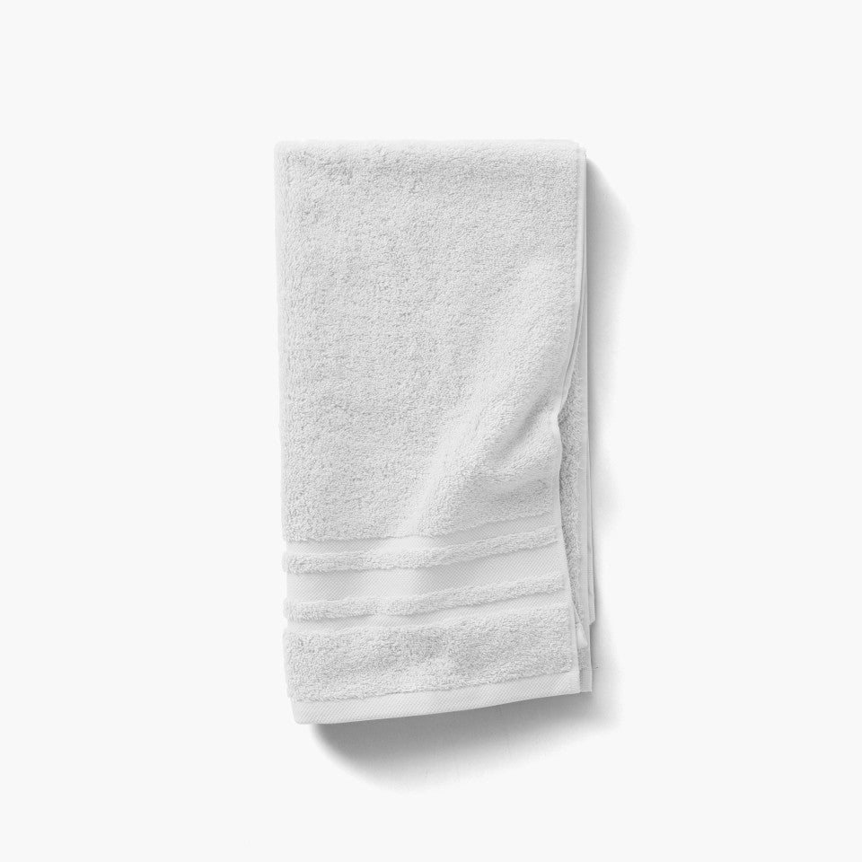 Lola II white cotton bath towel