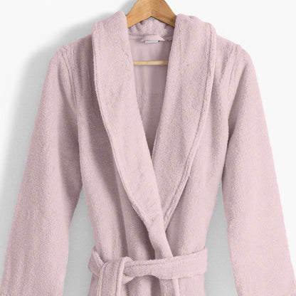 Ella powder soft cotton women's bathrobe