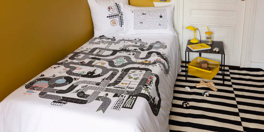 Jocamine organic cotton duvet cover for children