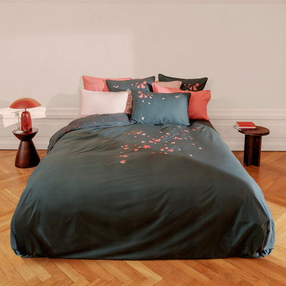 Ikebana cotton duvet cover