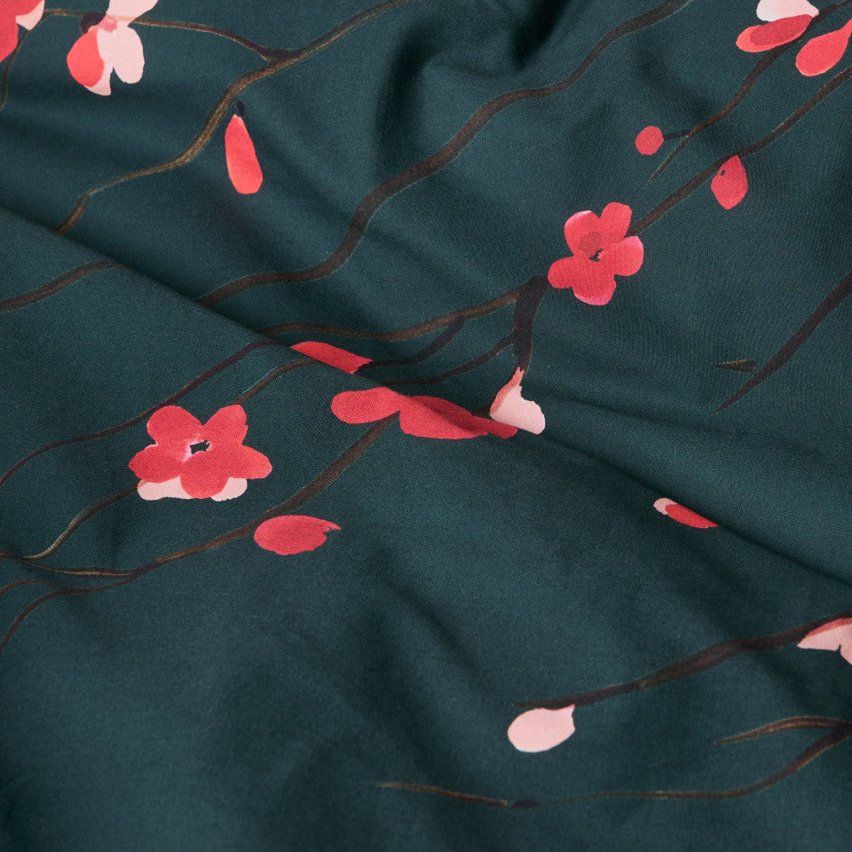 Ikebana cotton duvet cover