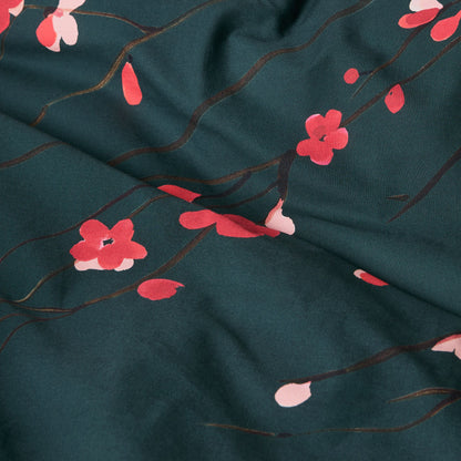 Ikebana cotton duvet cover