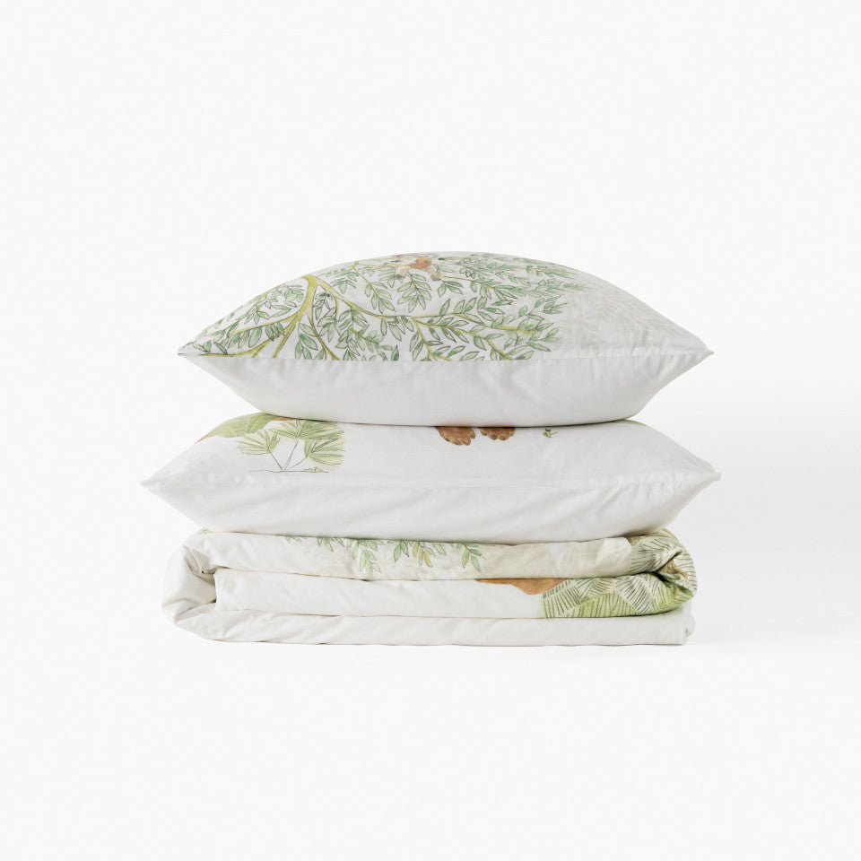 Anima reversible children's duvet cover in organic cotton