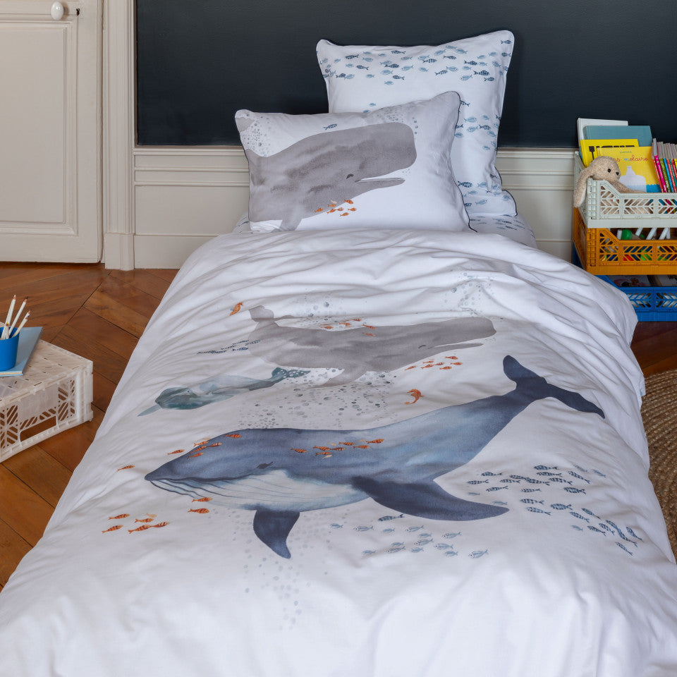 Oceanos Reversible Pure Cotton Duvet Cover