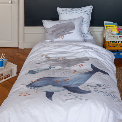 Oceanos Reversible Pure Cotton Duvet Cover