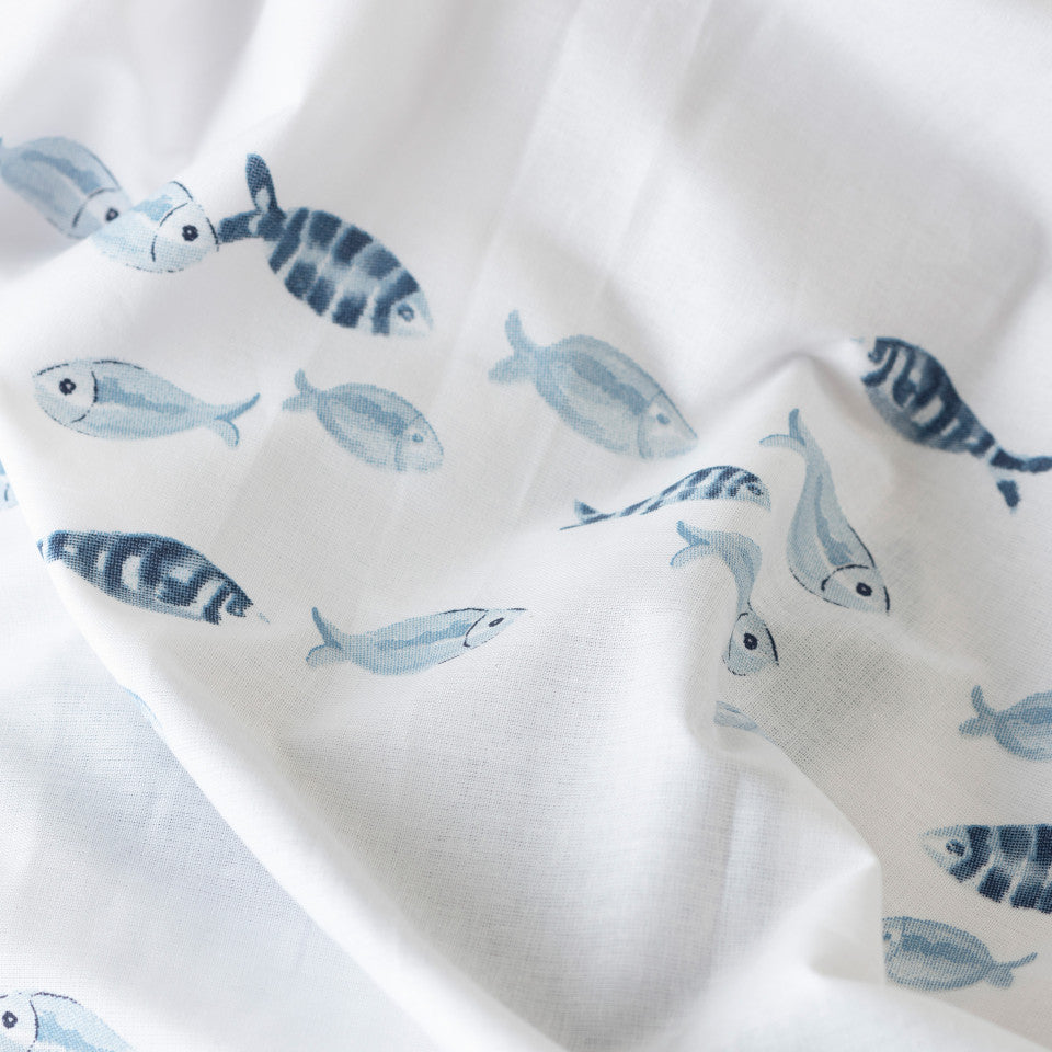 Oceanos Reversible Pure Cotton Duvet Cover