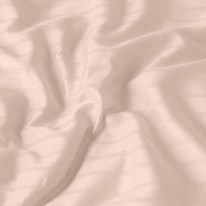 Prestige mother-of-pearl polka dot and stripe jacquard cotton satin duvet cover