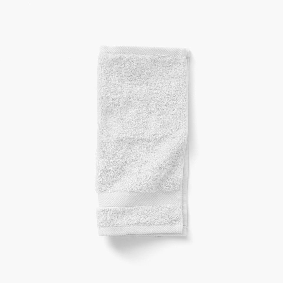 Lola II White Cotton Washcloth