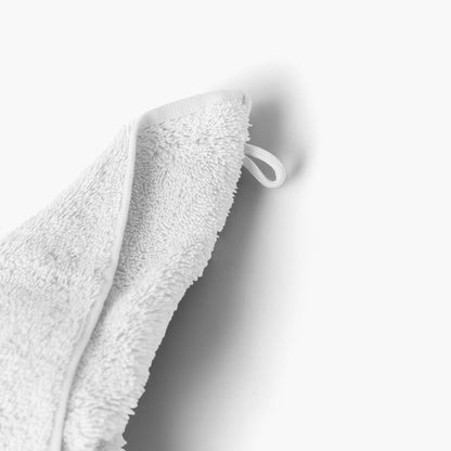 Lola II White Cotton Washcloth