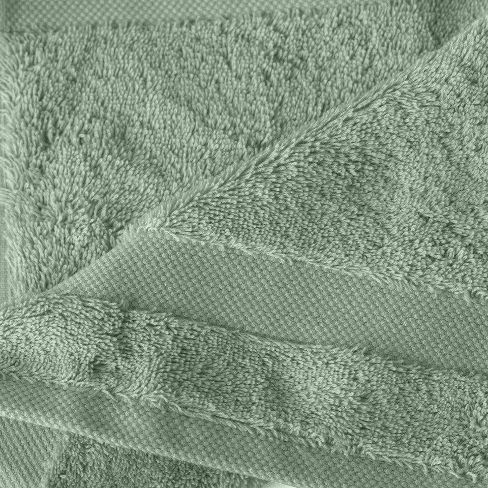 Lola II sauge cotton washcloth