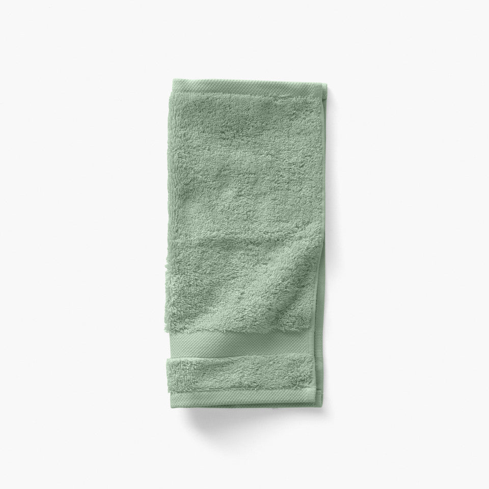 Lola II sauge cotton washcloth
