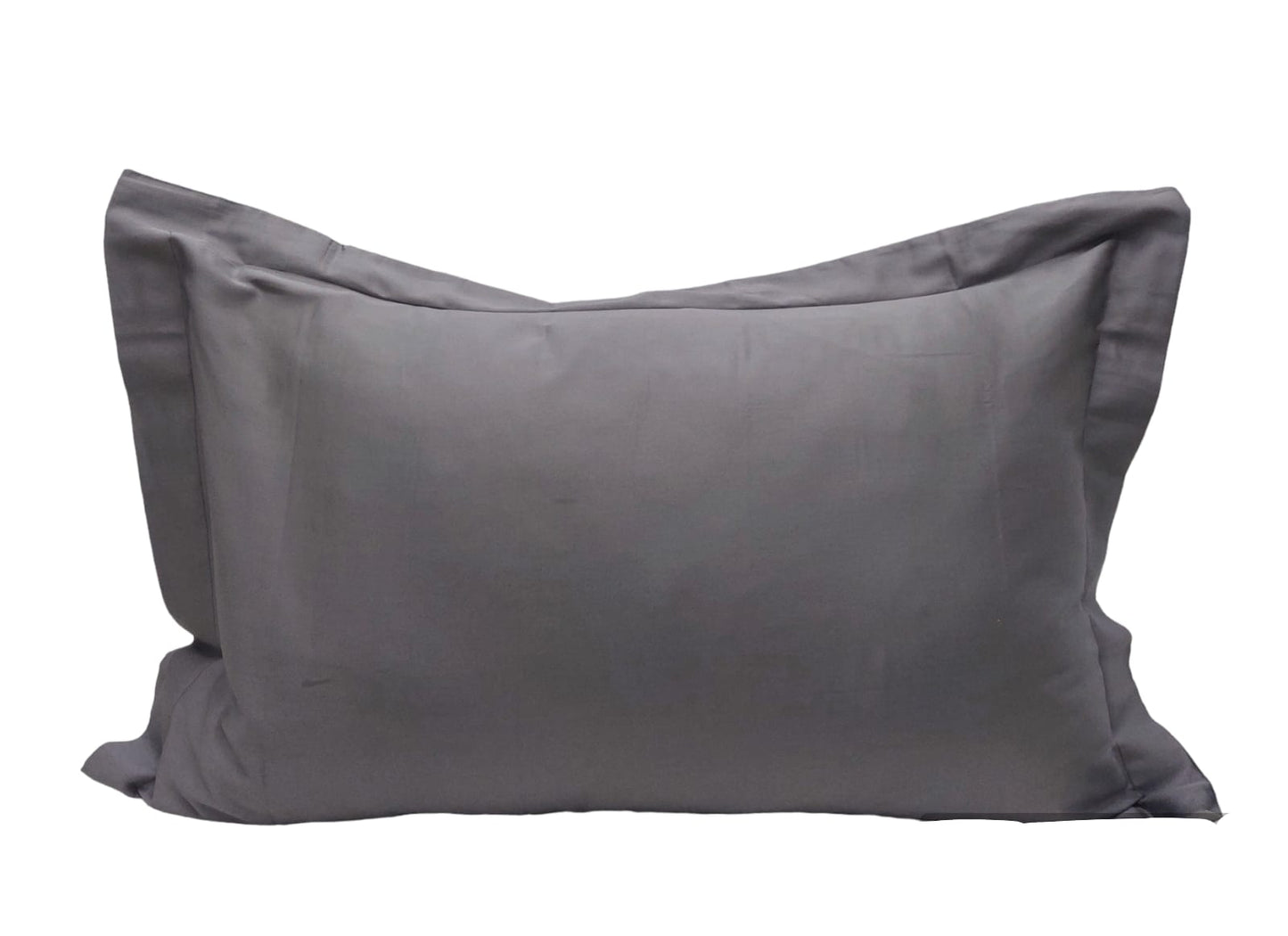 OLIVIA sateen cotton pillow cases dark grey
