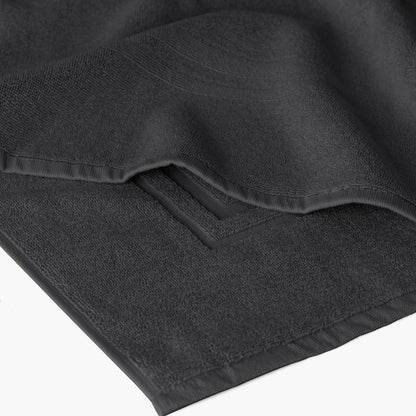 Lola II Basalte blue Cotton Bathmat
