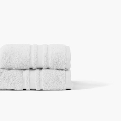 Lola II white cotton bath sheet
