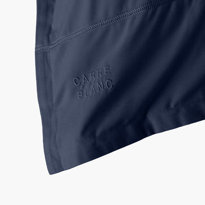 Neo navy cotton rectangular pillowcase