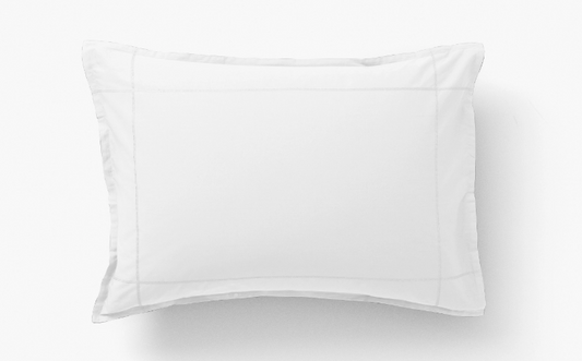 NEO white rectangle pillowcase percale cotton