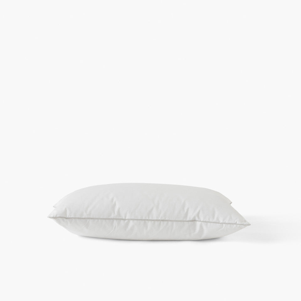 Rectangular soft duck down pillow Snow
