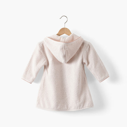 Children's organic cotton wrap-style bathrobe, Welcome Nude