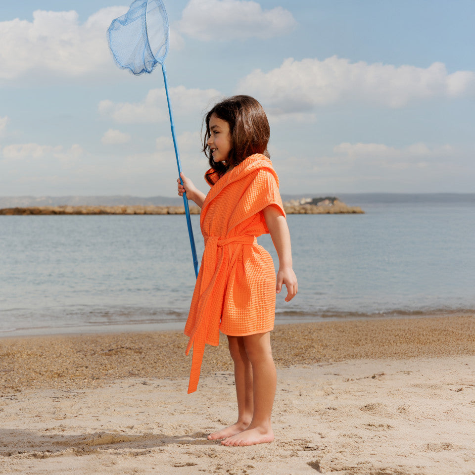 Poncho Simara Orange
