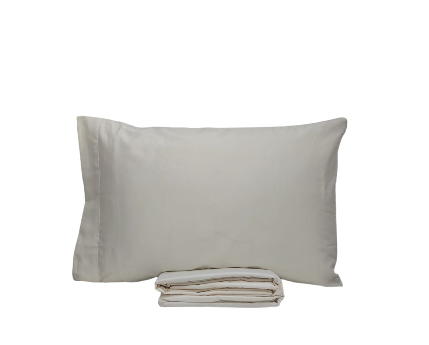 REYA cotton fitted sheet ivory