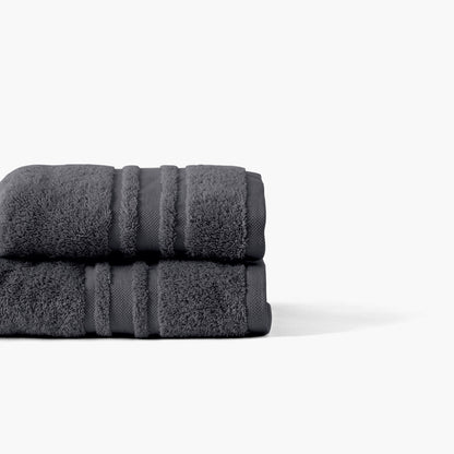 Lola II slate cotton hand towel