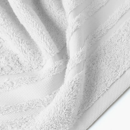 Lola II White Cotton Bath Towel